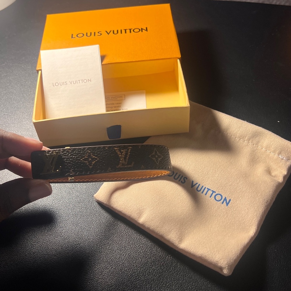 Louis Vuitton Monogram Canvas Brown and Tan Bracelet